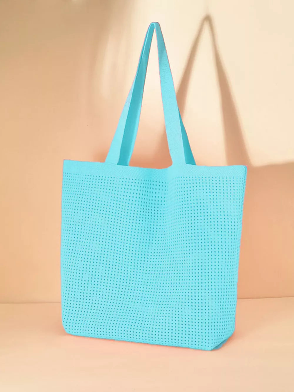Lightweight Woven Shoulder Bag, fabric detail