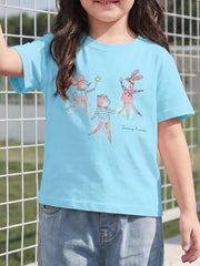 Children's Dancing Friends Graphic T-shirt, front view