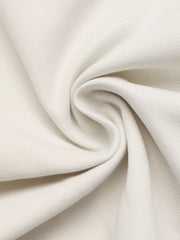 Contrast Trim Zip Up Jacket in White, view 13