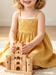 Children's Lace Detail Embroidered Dress, front view