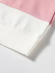 Colorblock Patchwork Drop Shoulder Sweatshirt in Multicolor, view 14