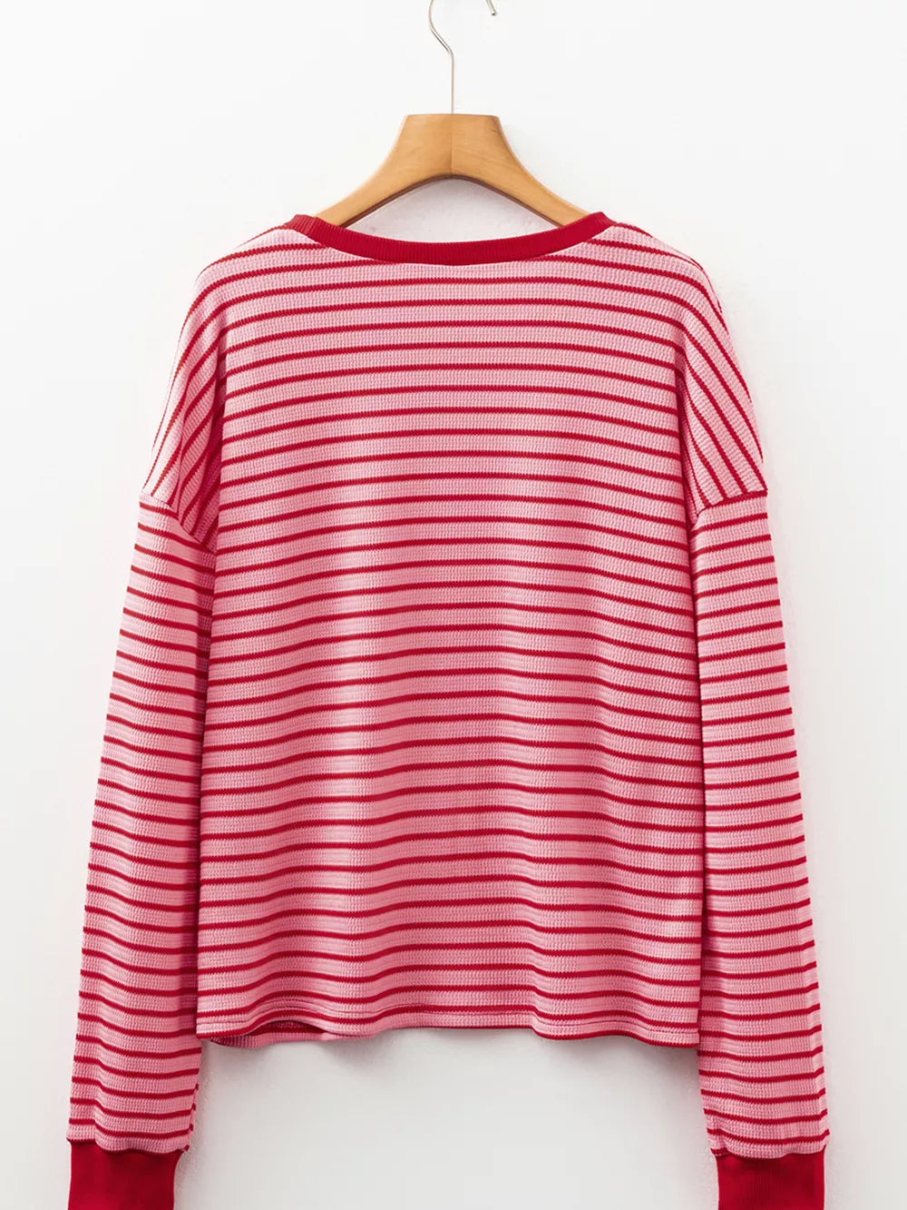 95% polyester, 5% elastane Care instructions: Machine wash cold t-shirt in Strawberry with relaxed silhouette