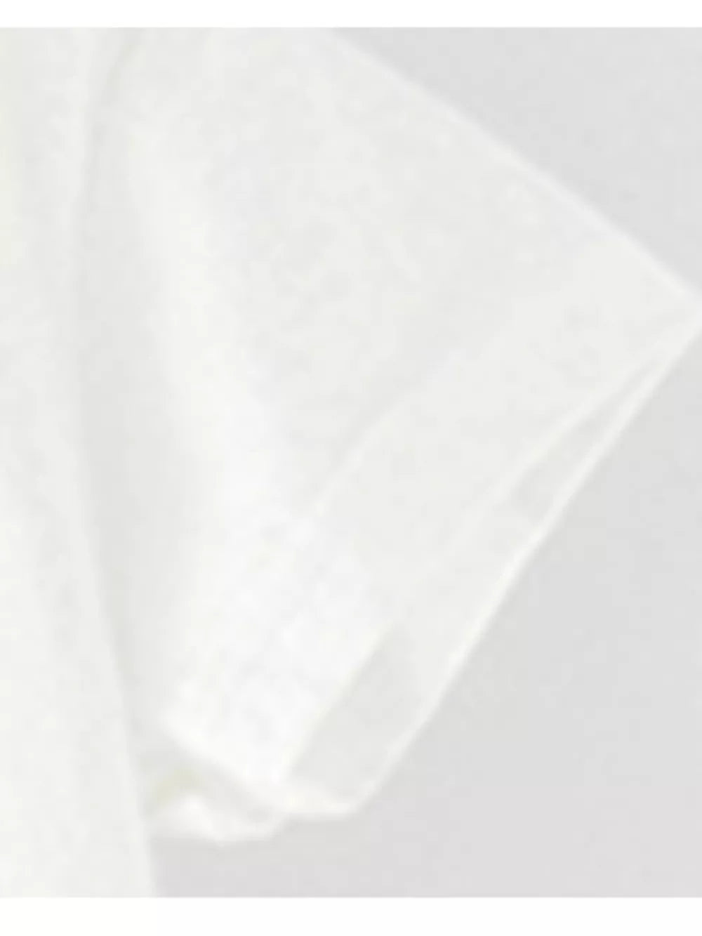 Boys' white cotton t-shirt sleeve with cuffed hem detail.