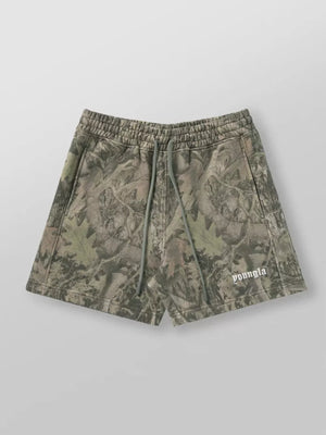 Men's Full Size Drawstring Shorts With Pockets, front view