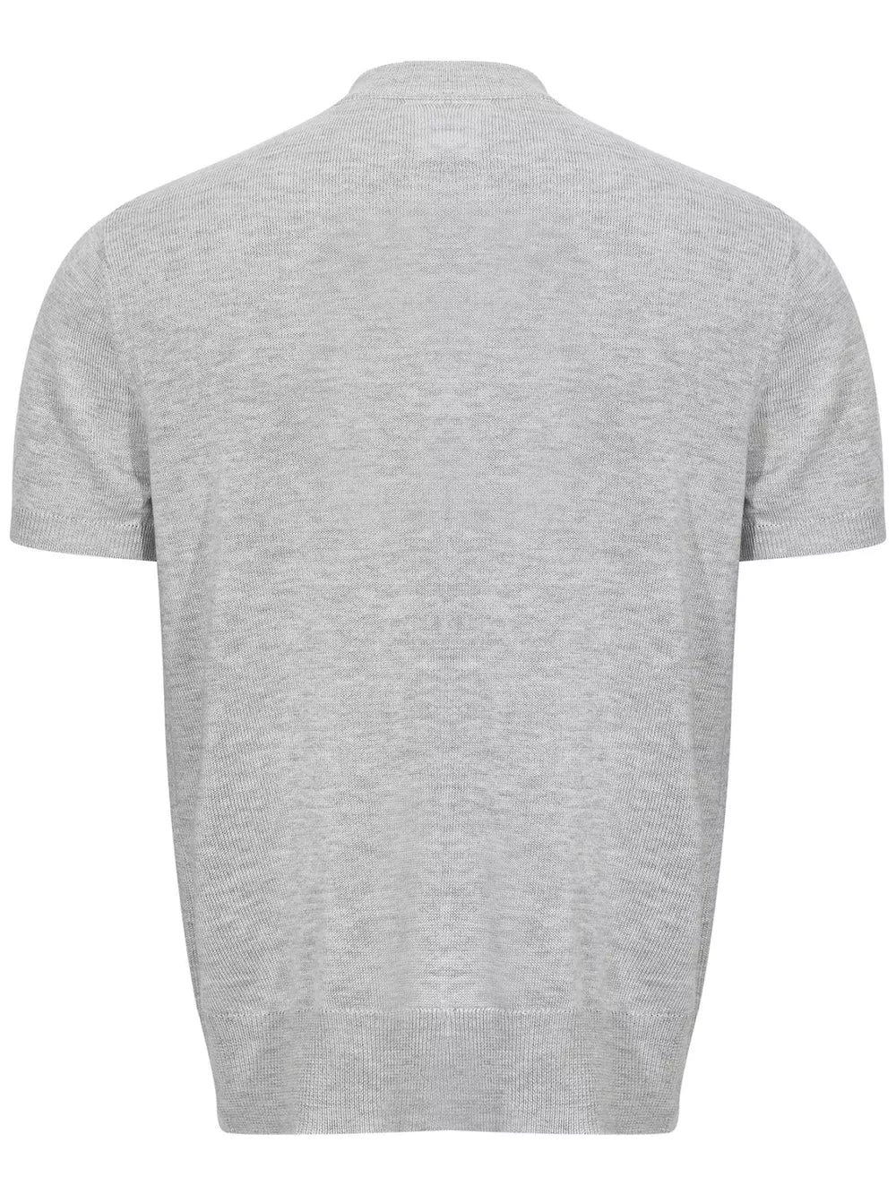 Men's Mock Neck Short Sleeve Knit Top in Khaki, view 14