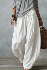 Off-shoulder Top And Wide-leg Pants Set Plus Size in Gray, product detail