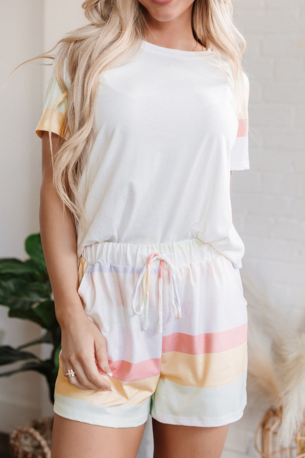 White loungewear set for adults, comfortable and chic.