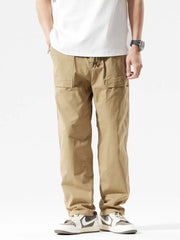 Men's Casual Cargo Pants Plus Size, side view