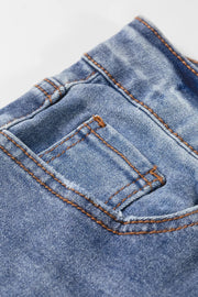 Embroidered Flare Leg Jeans, editorial view