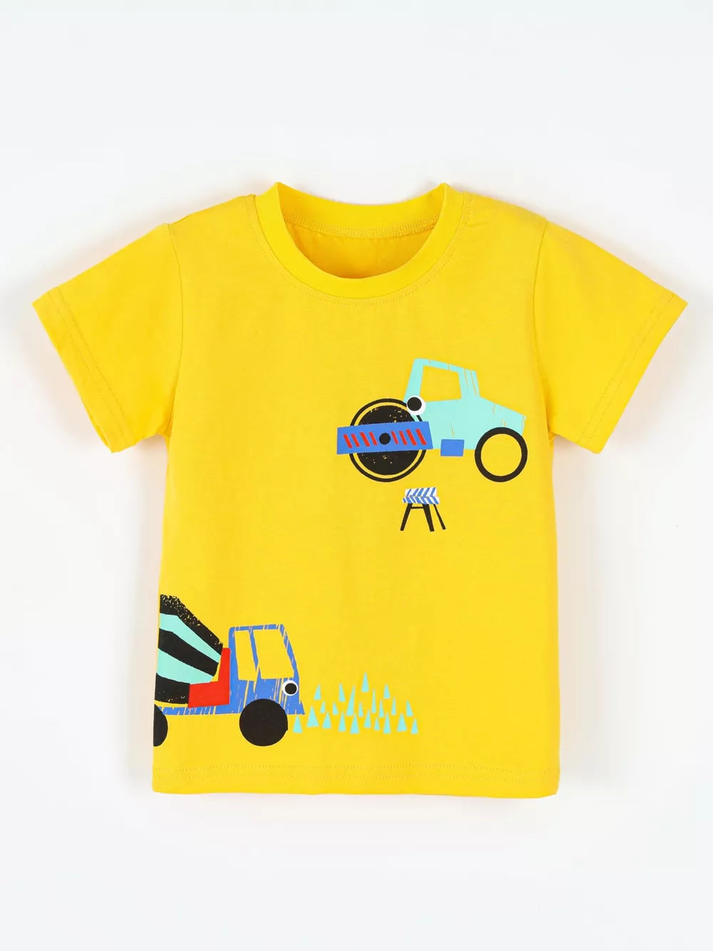 Children's Construction Truck Graphic T-shirt, side view