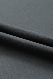 Mid gray cotton t-shirt fabric detail, relaxed fit tee