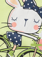 Bunny Bicycle Adventure Toddler T-shirt
