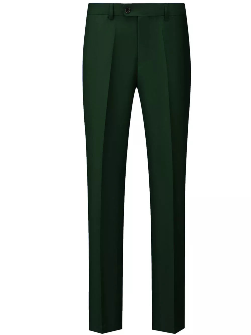 Men's Slim Fit Full Size Dress Pants in Navy Blue, front view