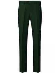 Men's Slim Fit Full Size Dress Pants in Navy Blue, front view