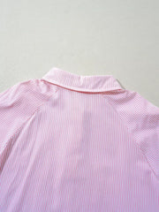 Effortlessly Chic Smocked Cuff Button Shirt