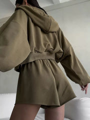 Zip-up Mini Jacket, close-up detail