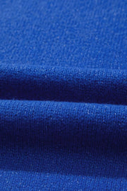 Duck Graphic Drop Shoulder Sweater in Royal Blue, view 14