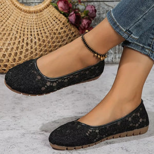 Round Toe Slip-ons, side view