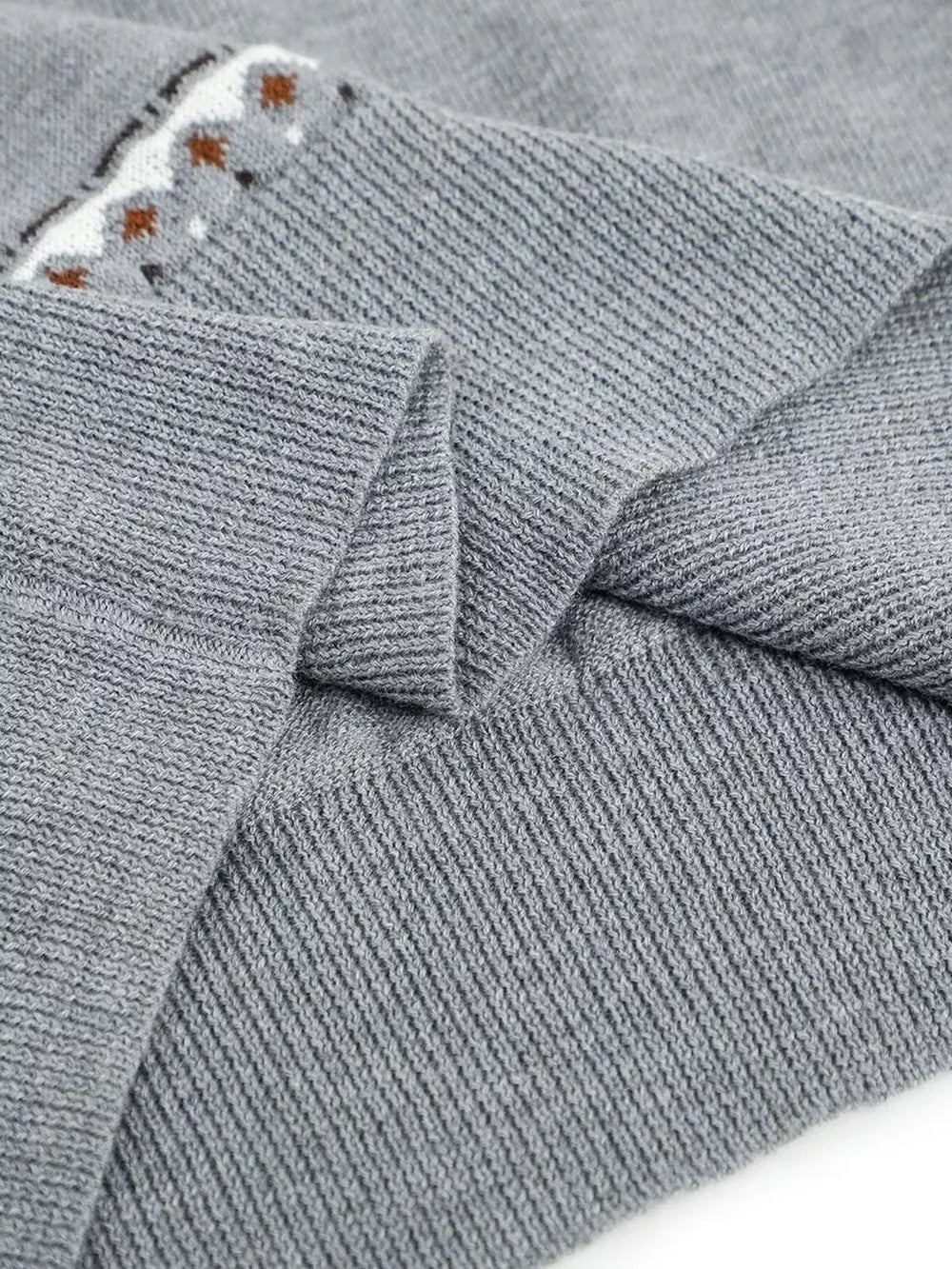 Men's Short Sleeve Henley Knit Top in Khaki, fabric detail