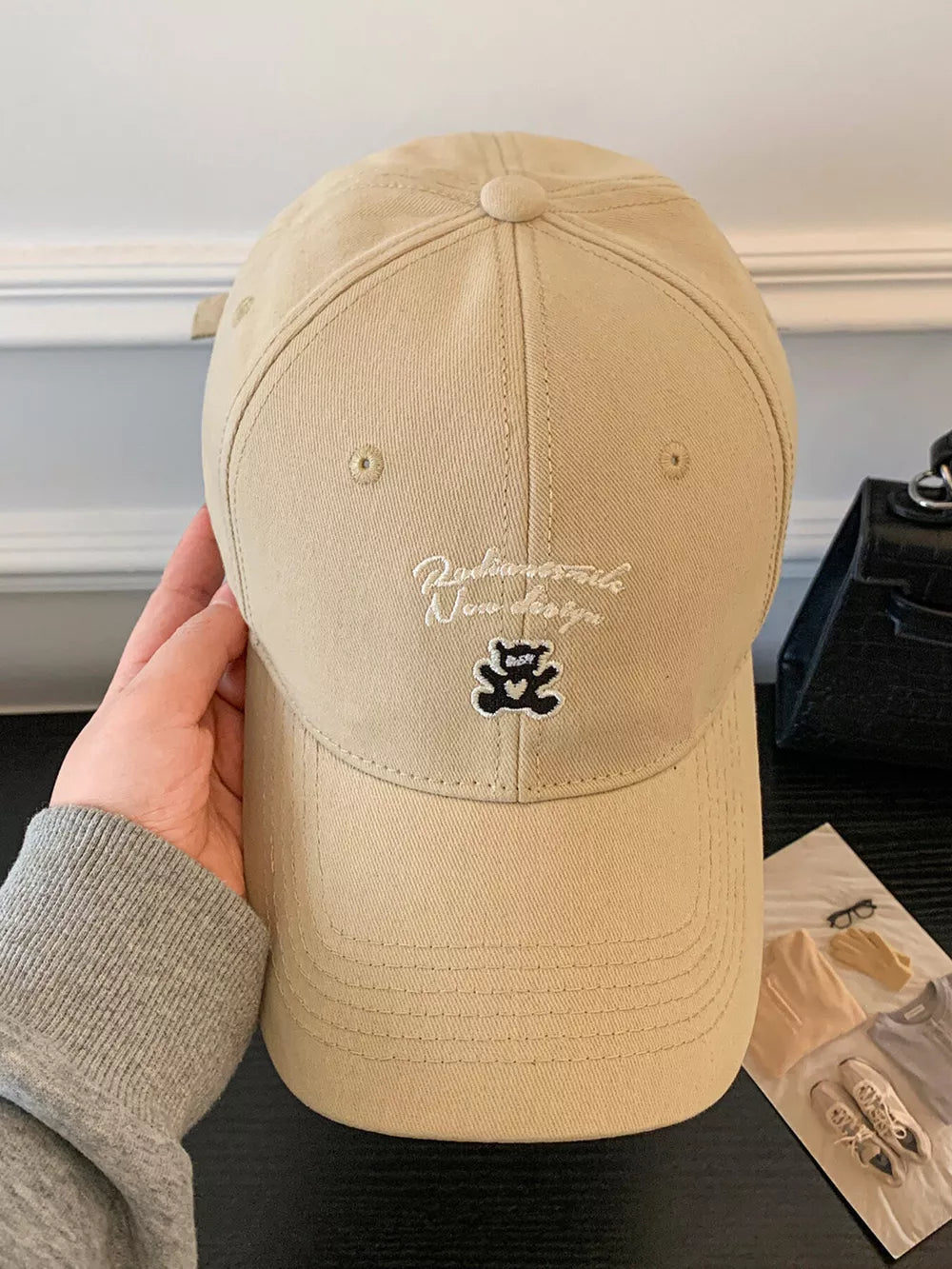 Charming Embroidered Cotton Baseball Cap