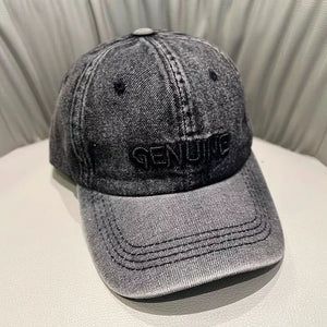 Classic Embroidered Baseball Cap, side view
