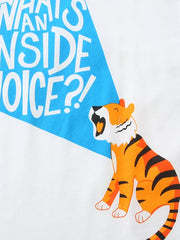 Roaring Tiger Graphic Set For Toddlers