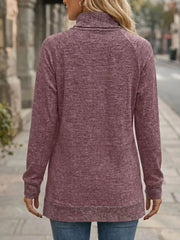 turtleneck sweater in Black