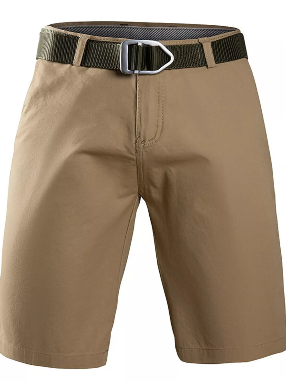 Men's Casual Bermuda Shorts in Dark Gray, back view
