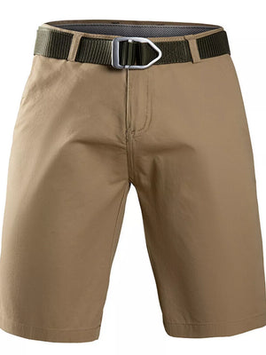 Men's Casual Bermuda Shorts in Dark Gray, back view