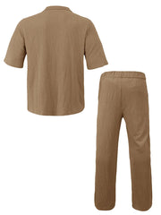 Relaxed Fit Two-piece Polo Set