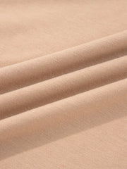 Braided puff sleeve dress in khaki fabric detail