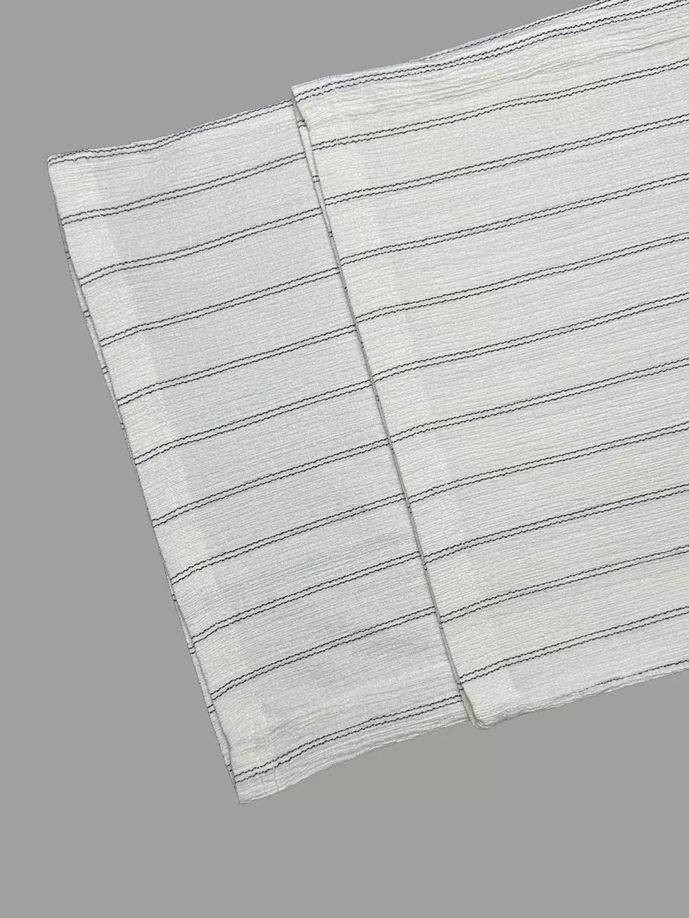 Striped Wide-leg Drawstring Pants, alternate angle