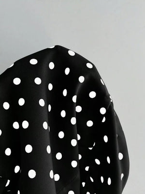 Vintage Ruched Top in Black, back view