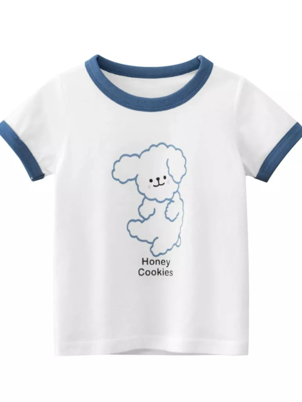 Charming Dog Graphic T-shirt For Kids