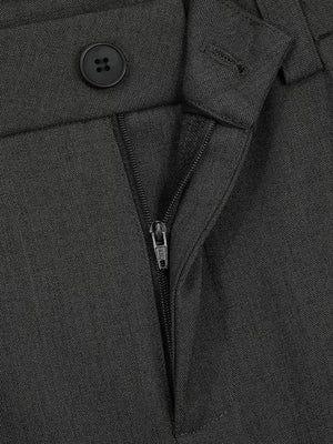 Men's Wide-legged Pleated Pants in Grey, model styling view