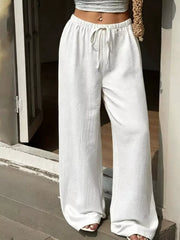Effortless Plus-size Wide-leg Pants