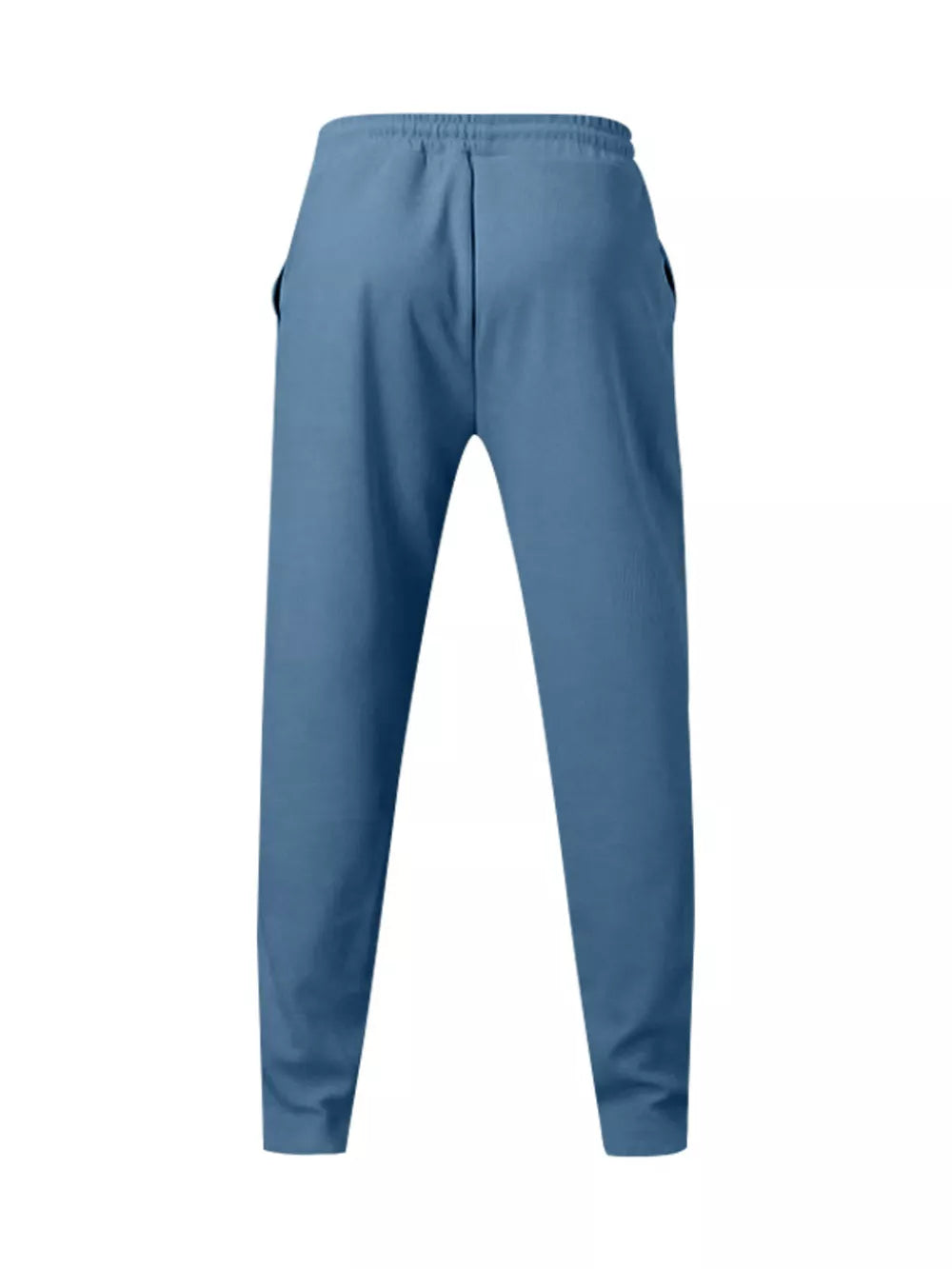 Casual drawstring sweatpants in Denim Blue with pockets