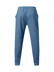 Casual drawstring sweatpants in Denim Blue with pockets