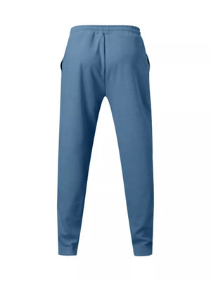 Casual drawstring sweatpants in Denim Blue with pockets