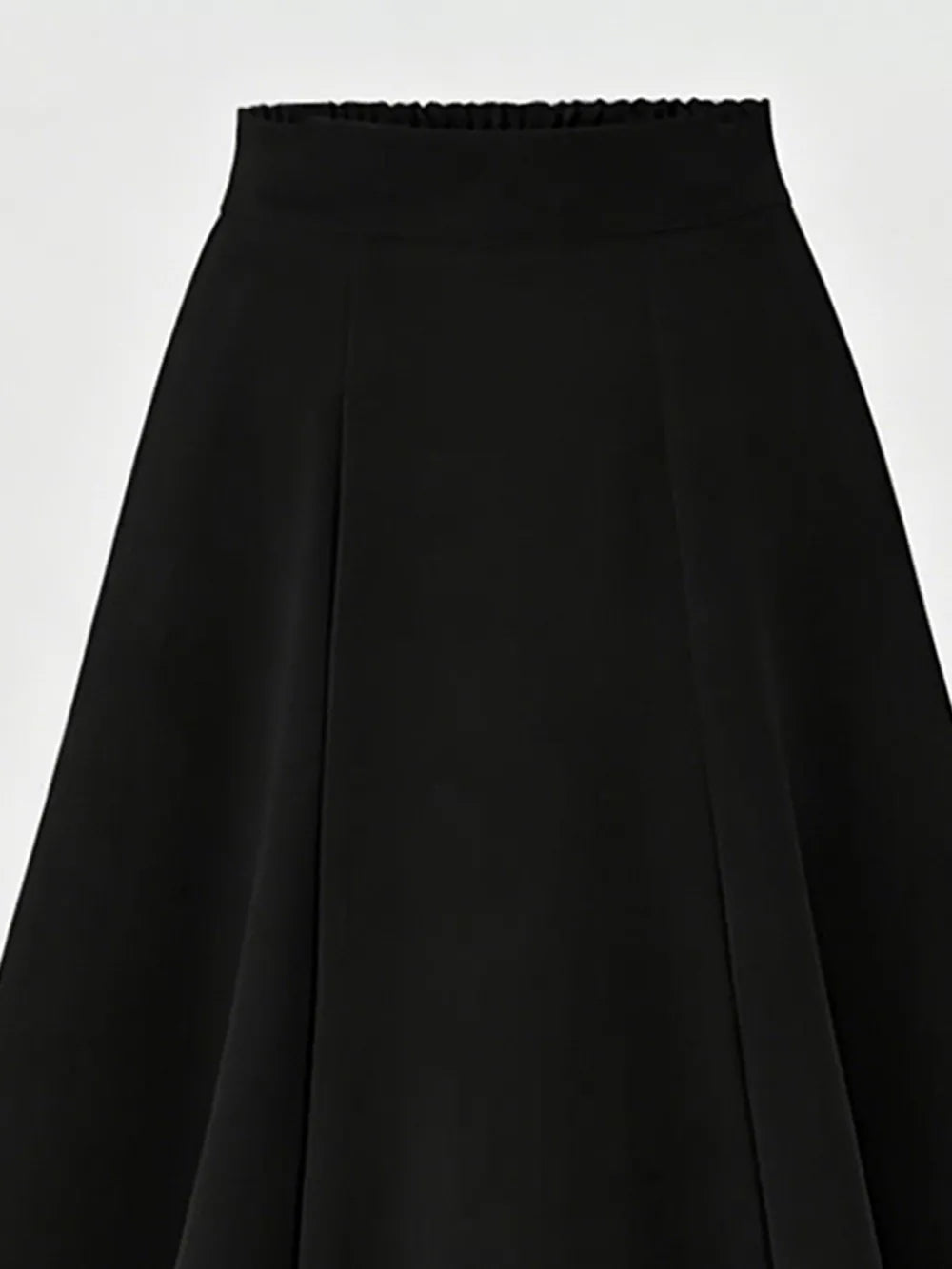 A-line Midi Skirt With Elastic Waistband, view 15