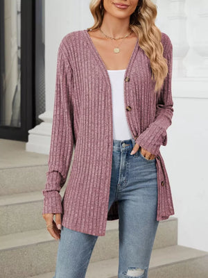 Black cardigan