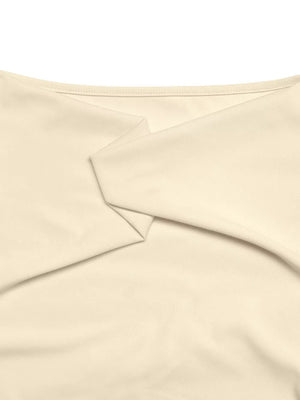 Lace Trim Long Sleeve T-shirt, front view