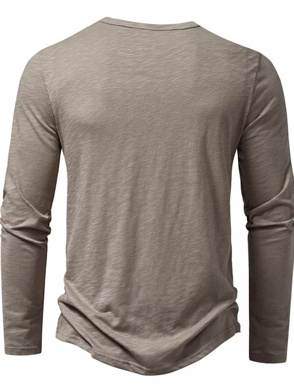 Men's Long Sleeve Henley T-shirt, view 21