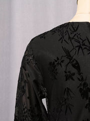 Ruched Long Sleeve Mini Dress in Off-white, view 14