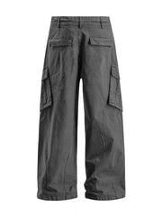 Relaxed Cargo Pants With Flap Pockets
