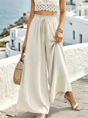 Relaxed Flow Pants With Drawstring Detail