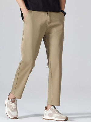 Men's Straight Leg Dress Pants, close-up detail