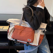 Vibrant Color-block Travel Bag
