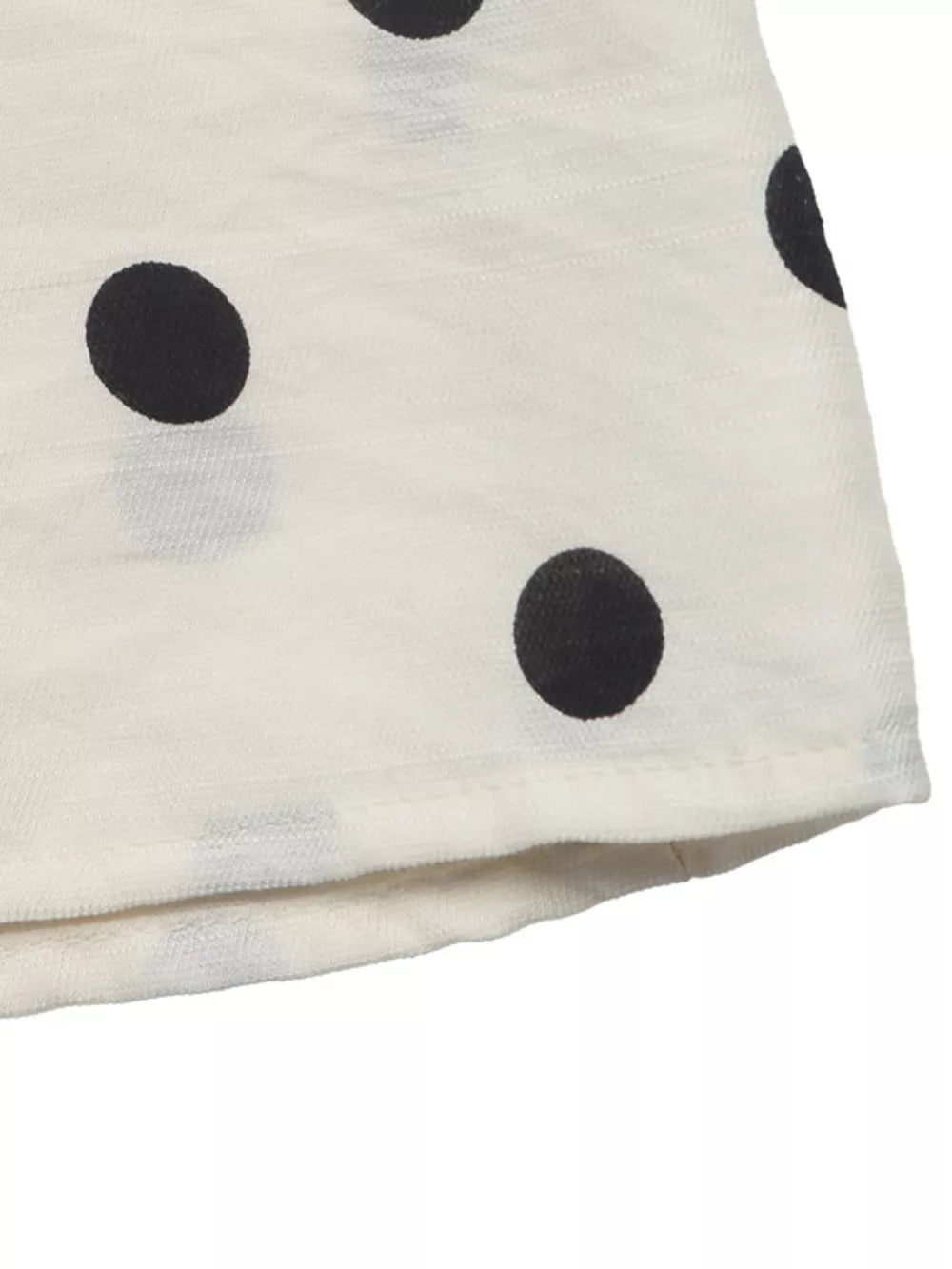 Polka Dot Button-up Shirt in Beige, view 12