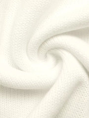 Chic Knit Sweater With Bow Detail